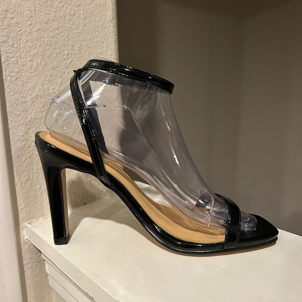 Lisa Vicky - Grace Black Ankle Strap Stiletto Sandal Women Size 8M - Picture 5 of 10